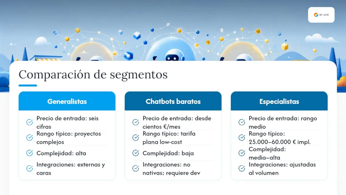 Comparación de precios entre proveedores