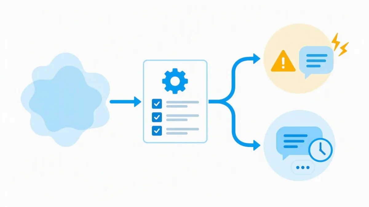Del tono general a las normas para dos situaciones